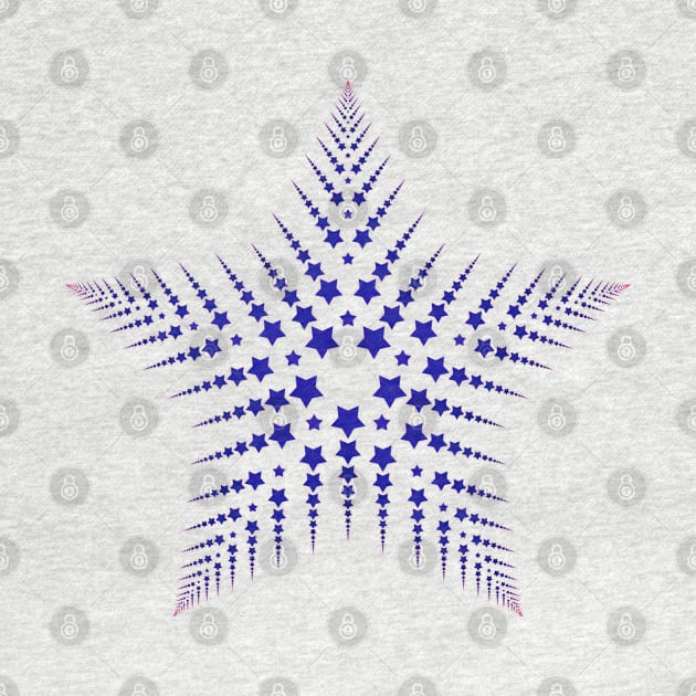 Fractal star pattern, star symbol by Bailamor